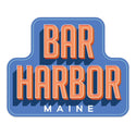 Bar Harbor Maine Retro Die Cut Vinyl Sticker For Car, Cooler, Window, Computers, Gifts for Maine Lovers