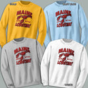 Maine Lobsta Beeah Buttah Adult Sweatshirt Unisex S-2X, Maine Apparel