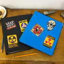 Area 51 Fallout Shelter Warning Signs Vinyl Sticker Set of 12