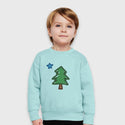 Maine State Star & Tree Doodle Design Sweatshirt, Toddler 2T-5/6, Exclusive Retroplanet Design, Unique Kids Apparel, Maine Kids Sweatshirts