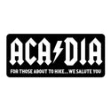 Bumper Sticker; Acadia We Salute You Large Bumper Sticker, Maine Stickers