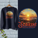 Sweatshirt; Cadillac Mountain Sunrise Acadia National Park Adult Sweatshirt Unisex S-2X