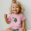 Maine State Star & Tree Doodle Toddler T-Shirt, Unisex Toddler 2T-5/6, 100% Cotton T-Shirt, Travel Souvenir Tshirts