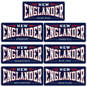 Bumper Sticker; New Englander Large Bumper Sticker, Choose New England State, Vinyl Stickers