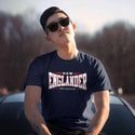 T-Shirt: New Englander T-shirt, 100% Cotton, S-XXL, Adult Unisex Tshirts, Choose New England State, Exclusive Retroplanet Design