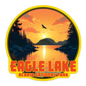 Eagle Lake Acadia National Park Maine Die Cut Vinyl Sticker For Car, Cooler, Window, Computers, Gifts for Maine Lovers