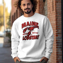 Maine Lobsta Beeah Buttah Adult Sweatshirt Unisex S-2X, Maine Apparel