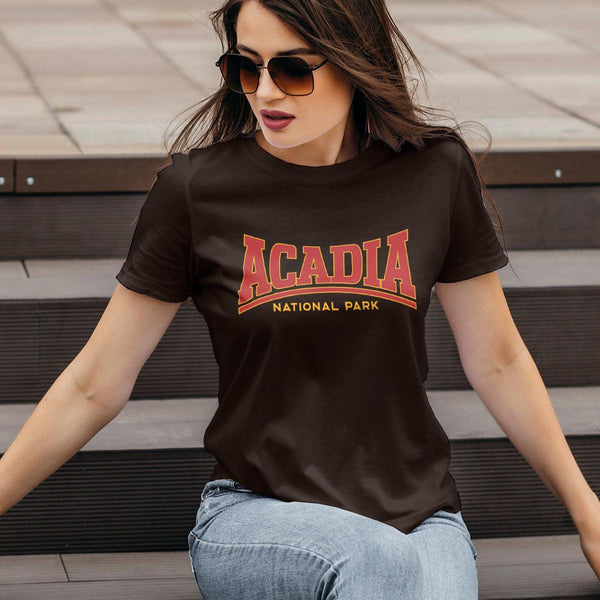 Acadia National Park, 100% Cotton, S-XXL, Adult Unisex Tshirts, Exclusive Retroplanet Design, Maine tshirts