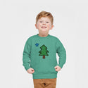 Maine State Star & Tree Doodle Design Sweatshirt, Toddler 2T-5/6, Exclusive Retroplanet Design, Unique Kids Apparel, Maine Kids Sweatshirts