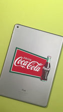 Coca-Cola Drink Logo With Bottle Vinyl Sticker