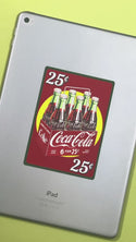 Coca-Cola 25 Cents Six Pack Vinyl Sticker