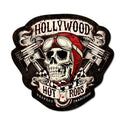 Hollywood Hot Rods Skull Pistons Sign Large Cut Out 27 x 26