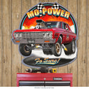 Mo Power Hot Rod Sign Large Cut Out 28 x 28