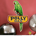 Polly Gas Parrot Logo Sign Large Cut Out 21 x 31