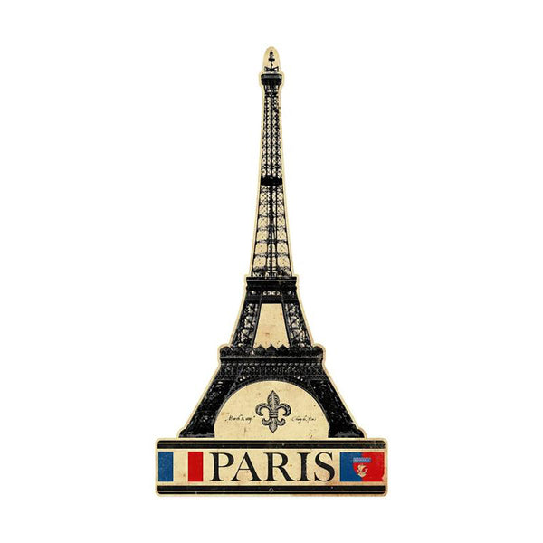 Eiffel Tower Paris France Sign Large Cut Out 22 x 43