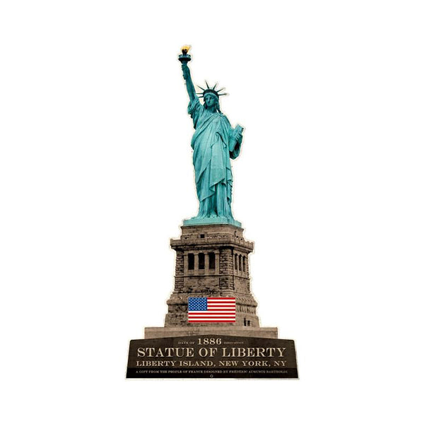 Statue Of Liberty New York Sign Large Cut Out 22 x 42