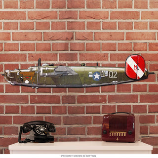 B24 Liberator Bomber Sign Large Cut Out 42 x 10