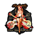 Rockabilly Recording Studios Pin Up Sign Large Cut Out 22 x 24