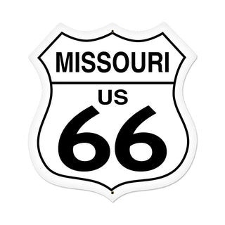 Missouri Route 66 Highway Sign Large Large Shield 28 x 28