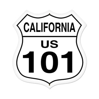 California Route 101 Highway Shield Sign Large 28 x 28