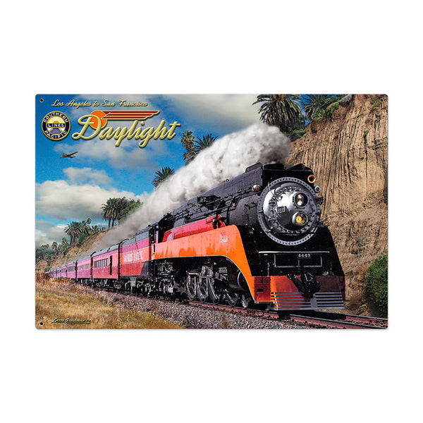 Daylight Southern Pacific Lines Railroad Sign Large 36 x 24