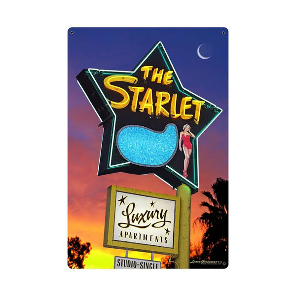 Starlet Luxury Apartments Sign Large 24 x 36