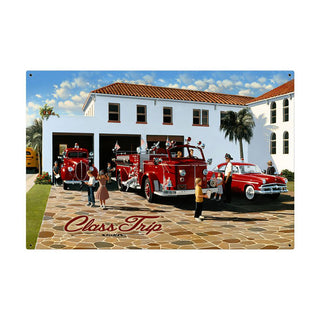 Class Trip Fire Station Sign Large 36 x 24