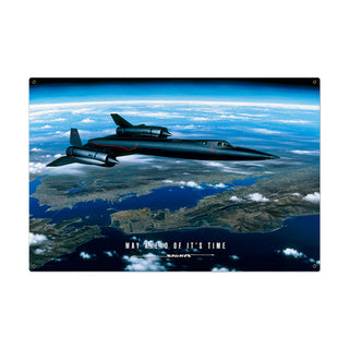 Way Ahead of Its Time Blackbird SR-71 Plane Sign Large 36 x 24