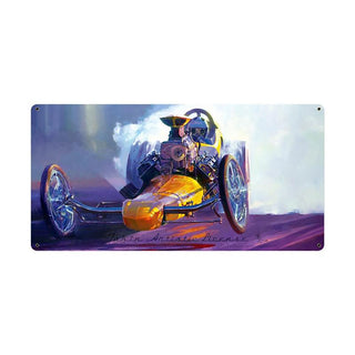Takin Artistic License Hot Rod Racing Sign Large 36 x 24