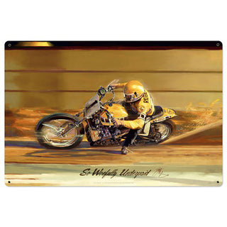 So Woefully Underpaid Motorcycle Racing Sign Large 36 x 24