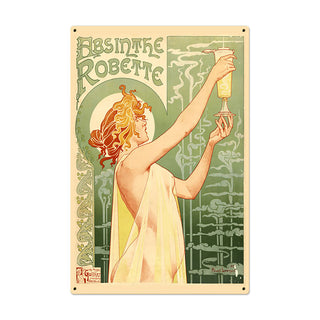 Absinthe Robette French Liquor Sign Large 24 x 36