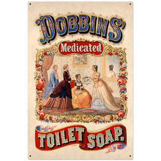 Dobbins Medicated Toilet Soap Bathroom Sign Large 24 x 36