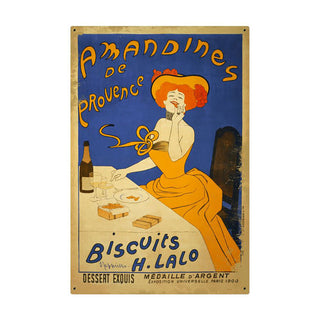 Amandines de Provence Biscuits French Ad Sign Large 24 x 36
