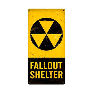 Fallout Shelter Symbol Military Sign Large 18 x 36