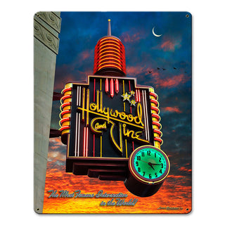 Hollywood and Vine Intersection Landmark Sign Large 24 x 30