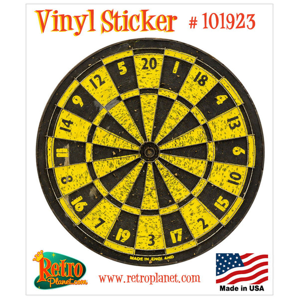 Classic Dartboard Vinyl Sticker