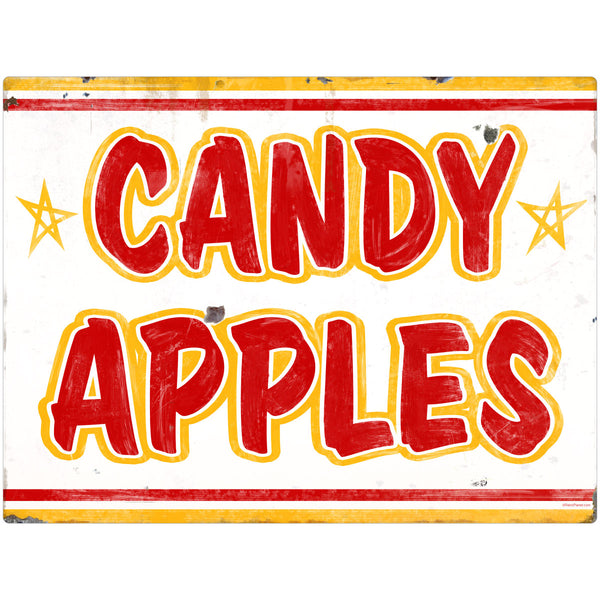 Candy Apples Carnival Wall Decal Rustic