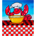 Lobster Chef Wall Mural Decal Pop Art