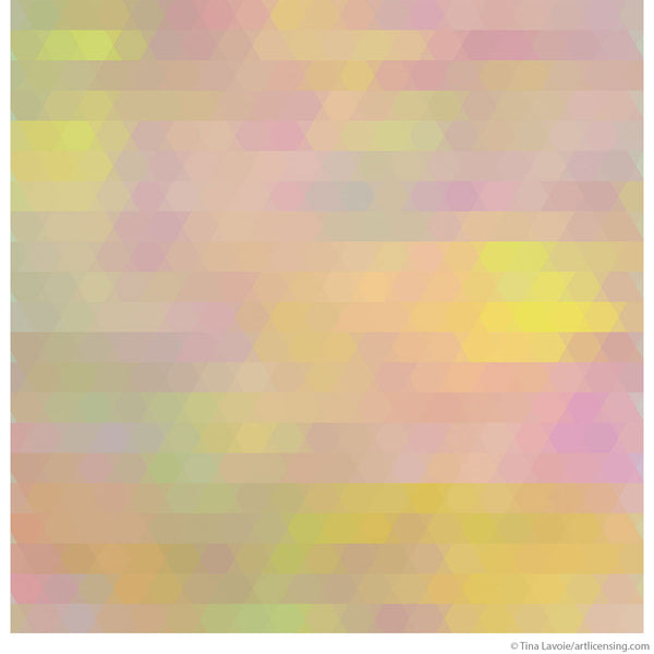 Pixelated Pastels Gold Upcycle Decal Sheet