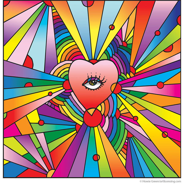 Heart Eye Pop Art Upcycle Decal Sheet