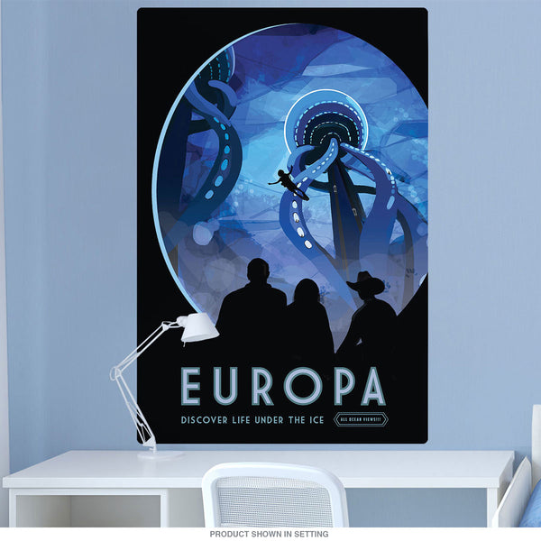 Europa Jupiter Moon Space Travel Wall Decal