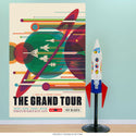 Grand Planet Tour Space Travel Wall Decal