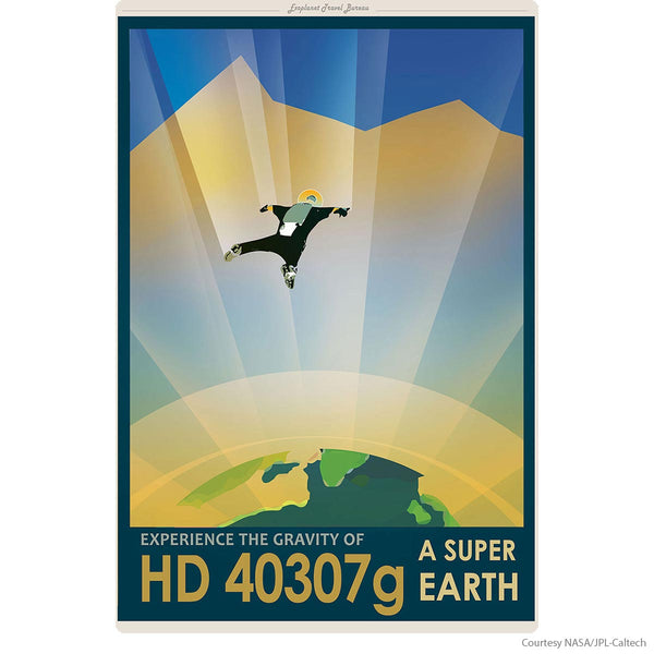 Super Earth HD 40307g Space Travel Wall Decal