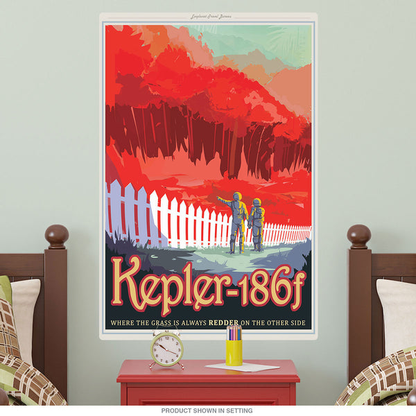 Kepler-186f Planet Space Travel Wall Decal