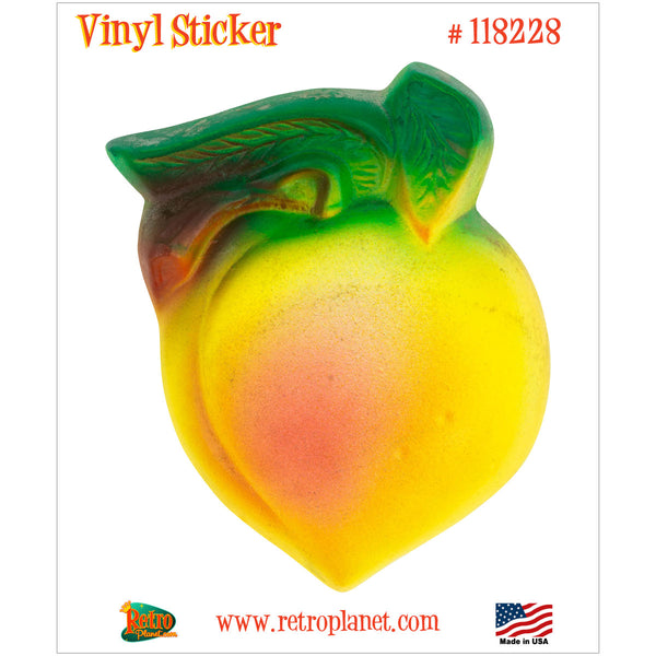 Nectarine Plaster Fruit Vinyl Sticker Vintage Style