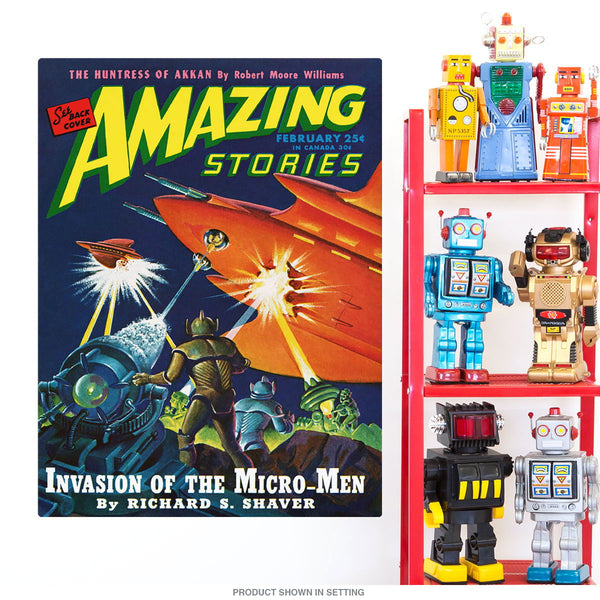 Amazing Stories Invasion Of Micro Men Wall Decal