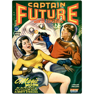 Captain Future Man Of Tomorrow Wall Decal