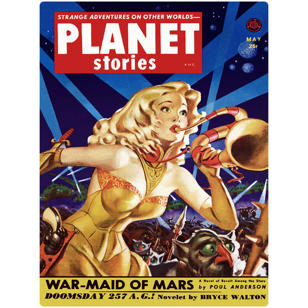 Planet Stories War-Maid Of Mars Wall Decal