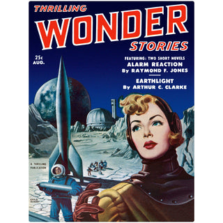 Thrilling Wonder Stories Earthlight Wall Decal