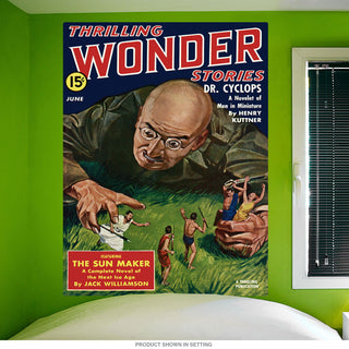 Thrilling Wonder Stories Dr Cyclops Wall Decal